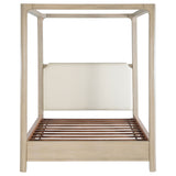 Solano 85-Inch Queen Canopy Bed, Weathered Mango