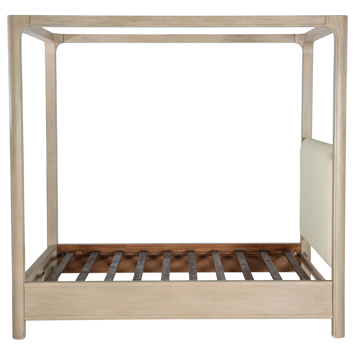 Solano 85-Inch Queen Canopy Bed, Weathered Mango