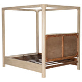Solano 85-Inch Queen Canopy Bed, Weathered Mango