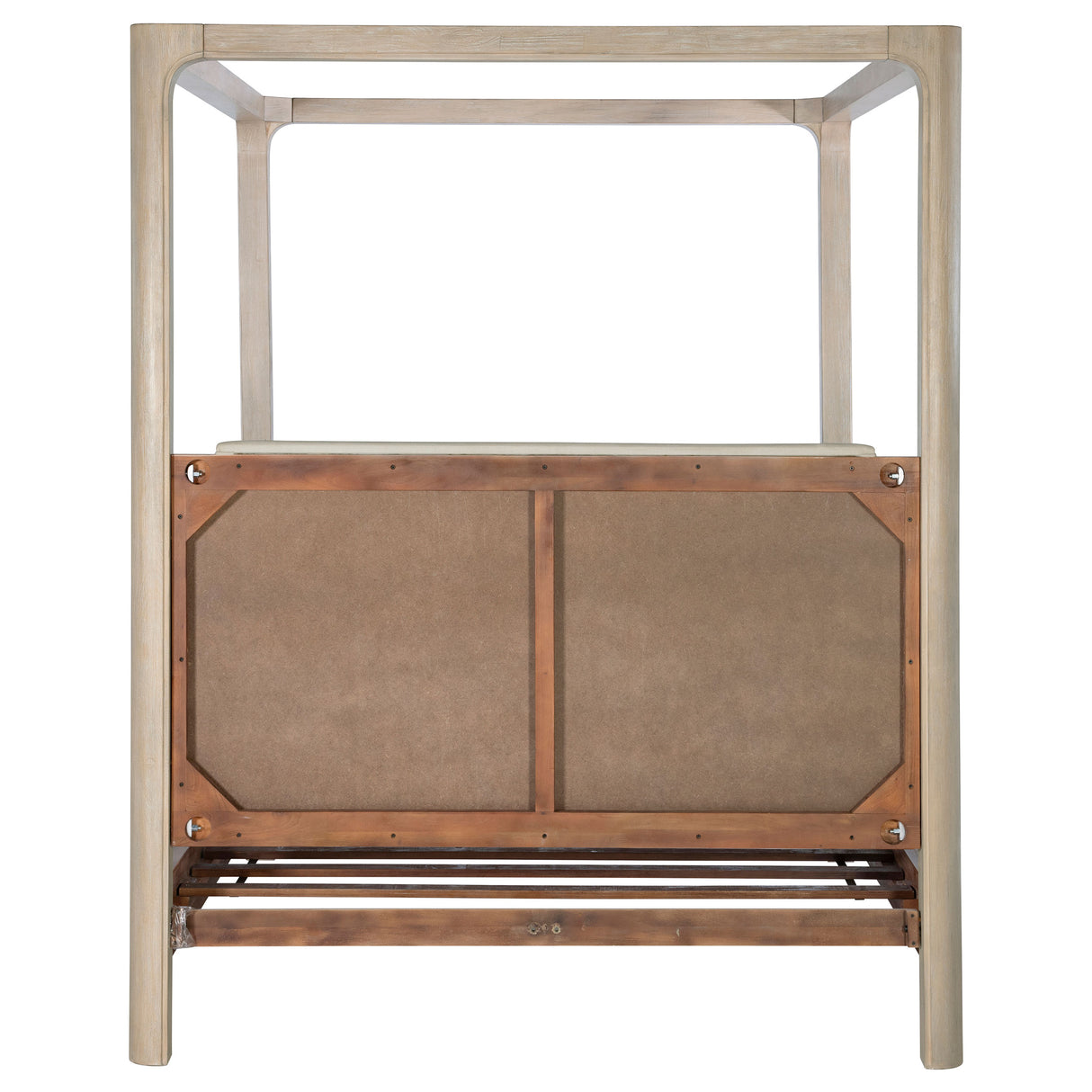 Solano 85-Inch Queen Canopy Bed, Weathered Mango