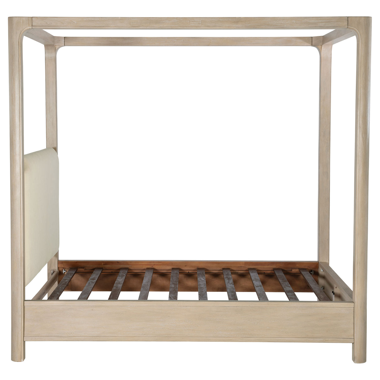 Solano 85-Inch Queen Canopy Bed, Weathered Mango