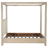 Solano 85-Inch Queen Canopy Bed, Weathered Mango