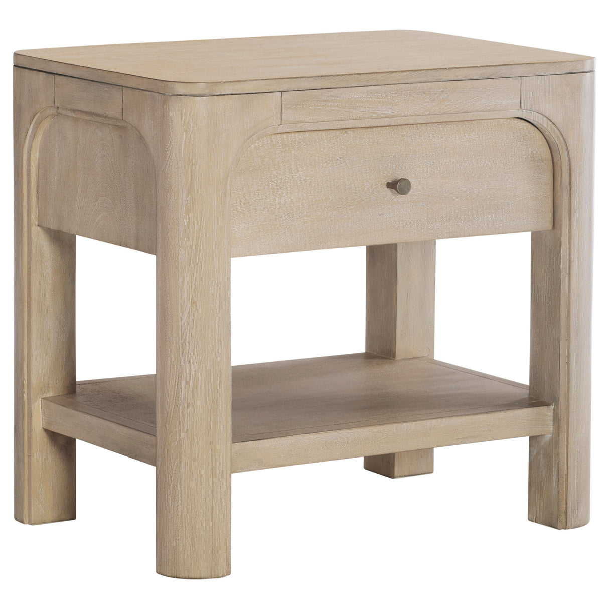 Solano 1-Drawer Nightstand - Weathered Mango