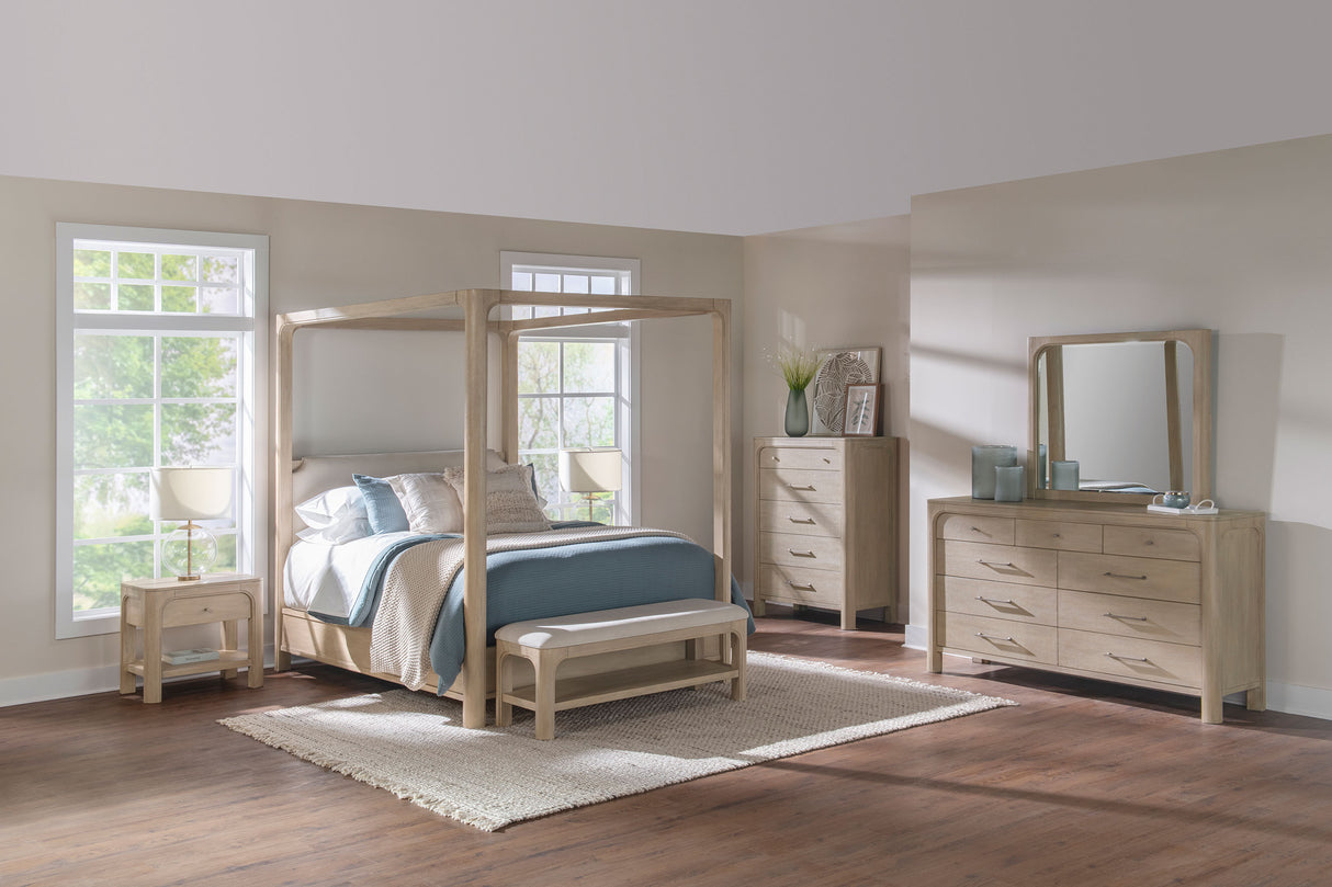 Solano 1-Drawer Nightstand - Weathered Mango