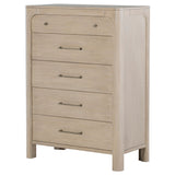 Solano 5-Drawer Chest of Drawers in Weathered Mango