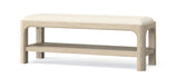 Solano 52-Inch Upholstered Bench - Weathered Mango
