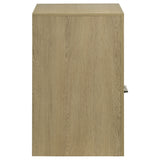 Hendricks Light Oak 1-Drawer Nightstand with Cubby