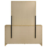 Hendricks 6-Drawer Dresser and Mirror in Light Oak