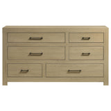 Hendricks 6-Drawer Light Oak Bedroom Dresser