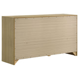 Hendricks 6-Drawer Light Oak Bedroom Dresser
