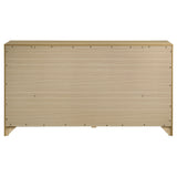 Hendricks 6-Drawer Bedroom Dresser Storage Cabinet Light Oak