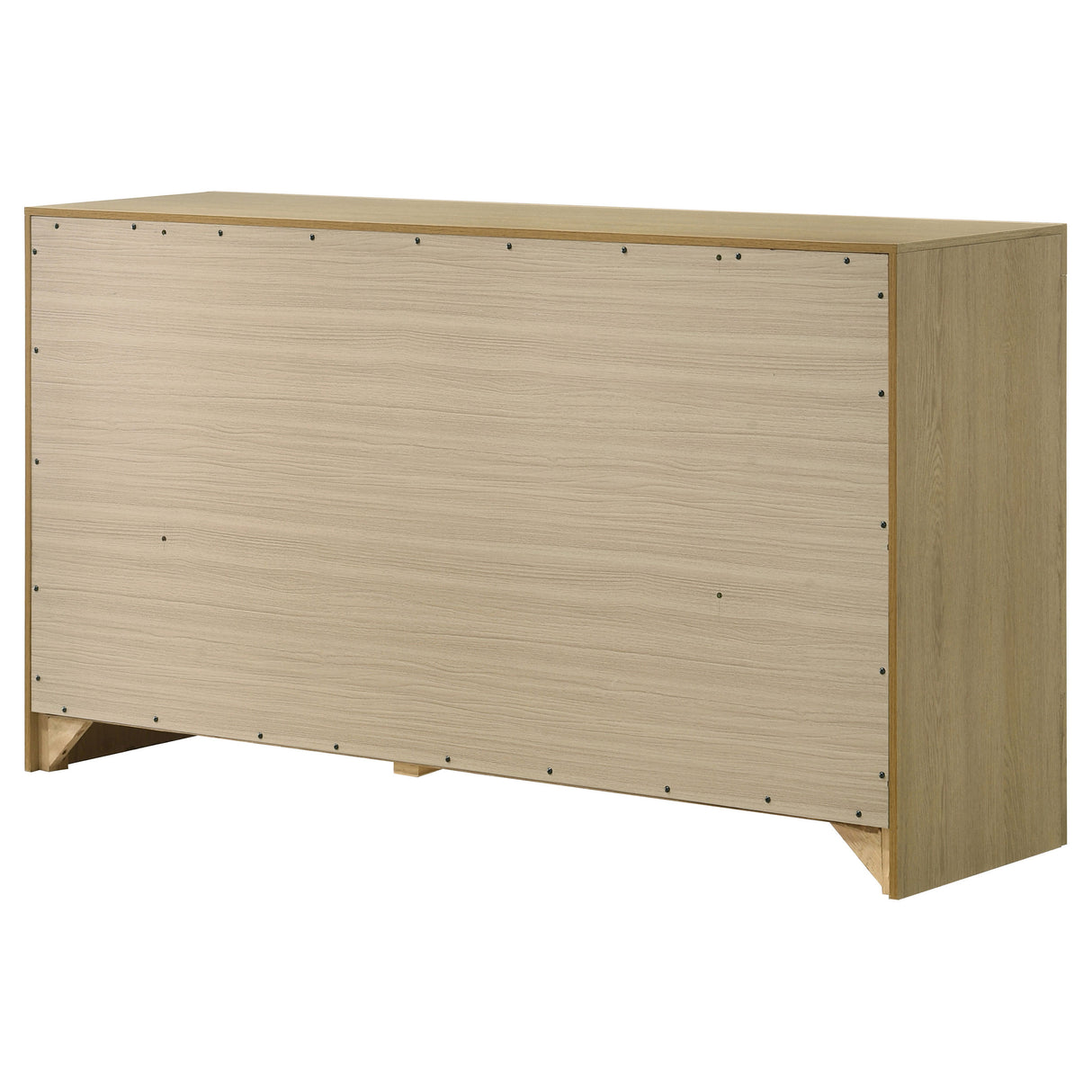 Hendricks 6-Drawer Light Oak Bedroom Dresser