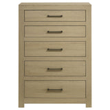 Hendricks 5-Drawer Chest of Drawers Light Oak