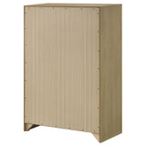 Hendricks 5-Drawer Chest of Drawers Light Oak