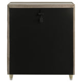 Lorient 5-Drawer LED Chest, Ivory and Camel Velvet