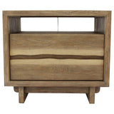 Stillwater 2-Drawer Weathered Oak Nightstand