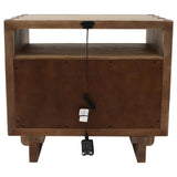 Stillwater 2-Drawer Weathered Oak Nightstand