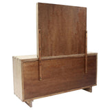 Stillwater Dresser Mirror with Jewelry Shelf - Weathered Oak