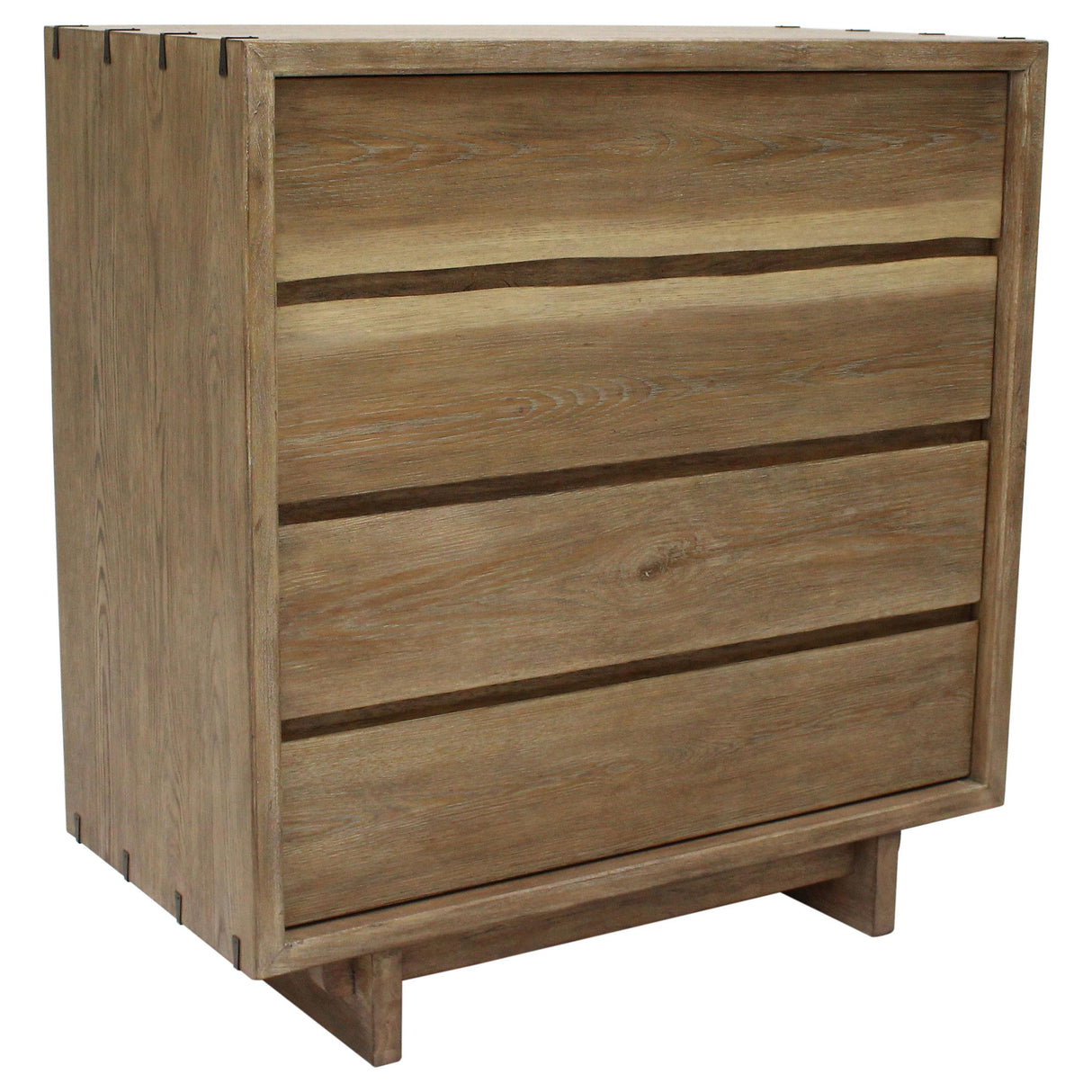 Stillwater 4-Drawer Chest in Weathered Oak