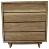 Stillwater 4-Drawer Chest in Weathered Oak