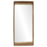 Stillwater Full-Length Floor Mirror in Weathered Oak