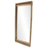 Stillwater Full-Length Floor Mirror in Weathered Oak