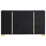 Marceline 6-Drawer Dresser Black