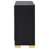 Marceline 6-Drawer Dresser Black