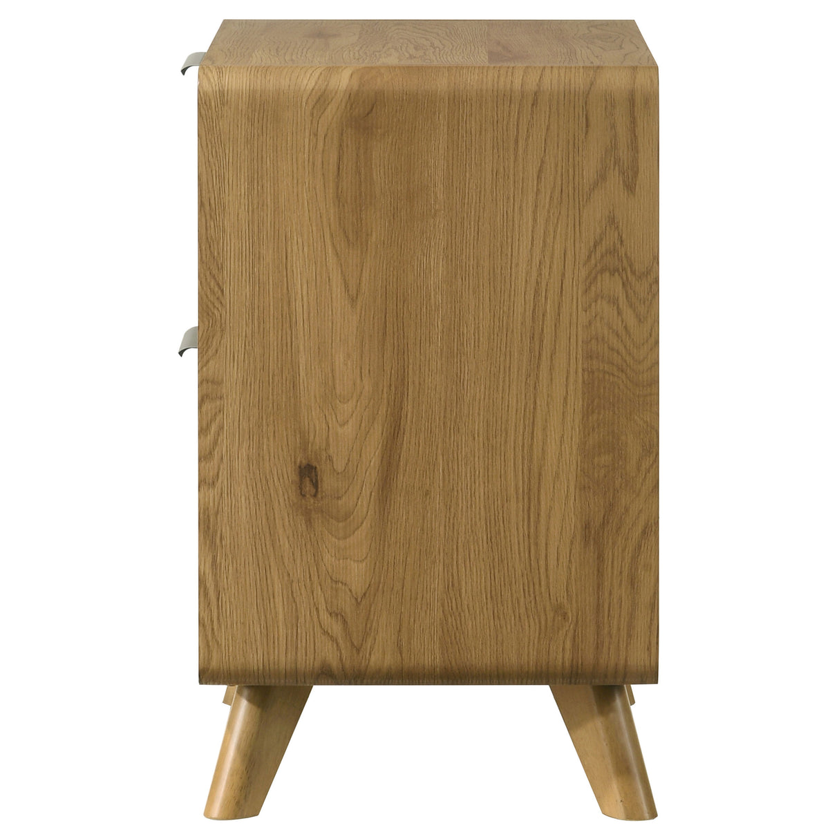 Bennett 2-Drawer Nightstand, Light Oak