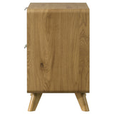Bennett 2-Drawer Nightstand, Light Oak