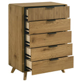 Bennett 5-Drawer Chest of Drawers - Light Oak