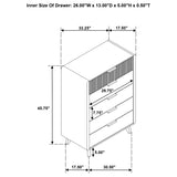 Bennett 5-Drawer Chest of Drawers - Light Oak