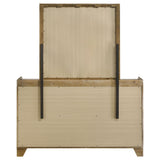 Henderson 6-Drawer Dresser with Mirror, Medium Oak