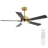 Reversible DC Motor Ceiling Fan With Dimmable LED Light For Living Room