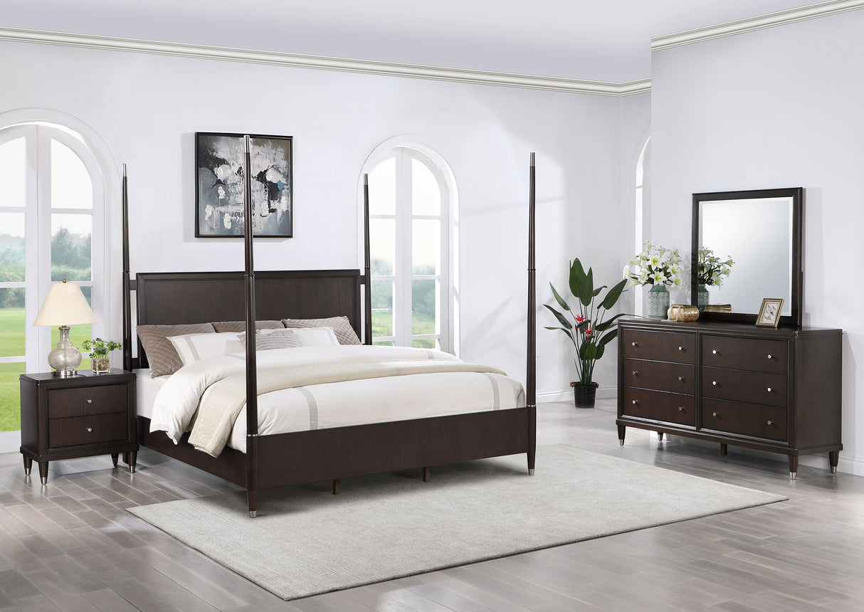 Emberlyn 4-Piece Queen Bedroom Set in Brown