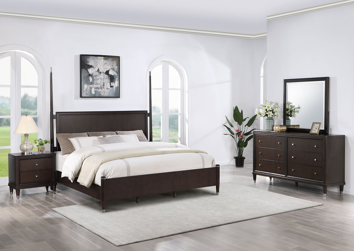 Emberlyn 4-Piece Queen Bedroom Set in Brown
