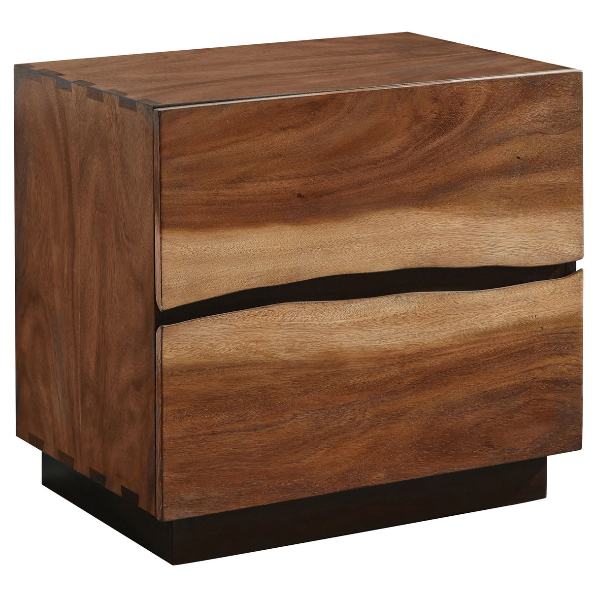 Winslow 2-Drawer Nightstand in Smokey Walnut