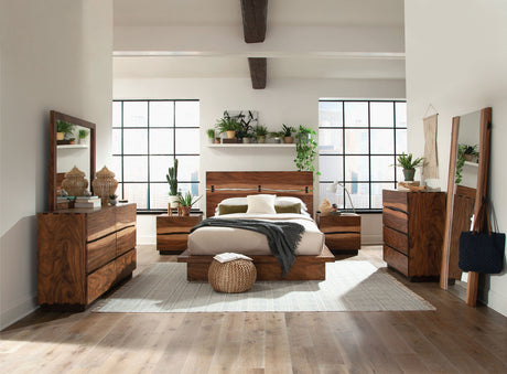 Winslow 2-Drawer Nightstand in Smokey Walnut