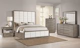 Durango 8-Drawer Dresser and Mirror - Taupe Oak