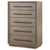 Durango 5-Drawer Bedroom Chest in Taupe Oak