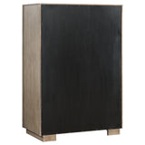 Durango 5-Drawer Bedroom Chest in Taupe Oak
