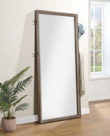 Durango 80-Inch Standing Floor Mirror in Washed Oak