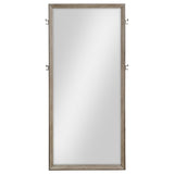 Durango 80-Inch Standing Floor Mirror in Washed Oak