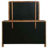Maderia 8-Drawer Dresser and Mirror Walnut