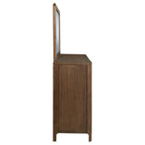 Maderia 8-Drawer Dresser and Mirror Walnut