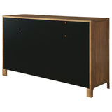Maderia 8-Drawer Dresser Cabinet in Walnut