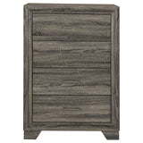 Wright 4-Drawer Chest of Drawers in Brown Oak
