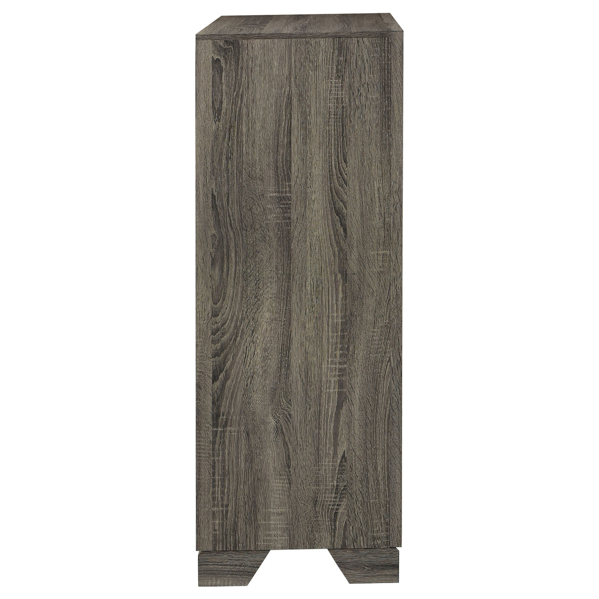 Wright 4-Drawer Chest of Drawers in Brown Oak