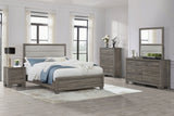 Wright 4-Drawer Chest of Drawers in Brown Oak
