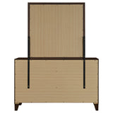 Welsley 6-Drawer Dresser and Mirror - Walnut